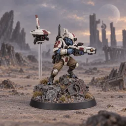 Pathfinder Team — painted-miniature fan art