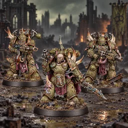 Plague Marines — painted-miniature fan art