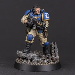 Scout Squad — painted-miniature fan art