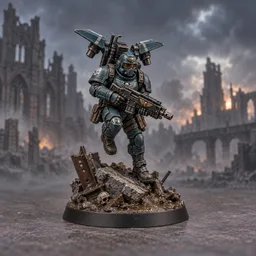 Tempestus Aquilons — painted-miniature fan art