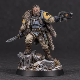 Wolf Scouts — painted-miniature fan art