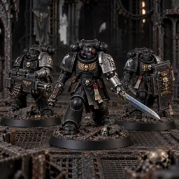 Deathwatch — painted-miniature fan art
