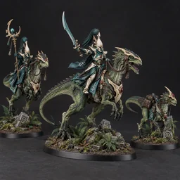 Exodite Dragon Masters — painted-miniature fan art