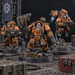Hearthkyn Salvagers — painted-miniature fan art