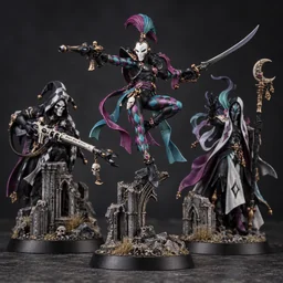 Void-Dancer Troupe — painted-miniature fan art