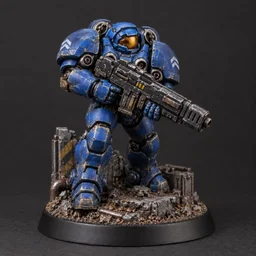 Marine — painted-miniature fan art