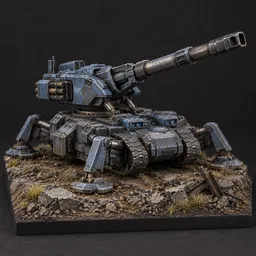 Siege Tank — painted-miniature fan art